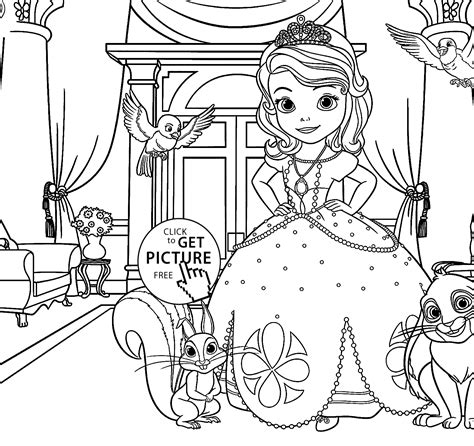 Free Sofia Coloring Page Download Free Sofia Coloring Page Png Images Free Cliparts On Clipart