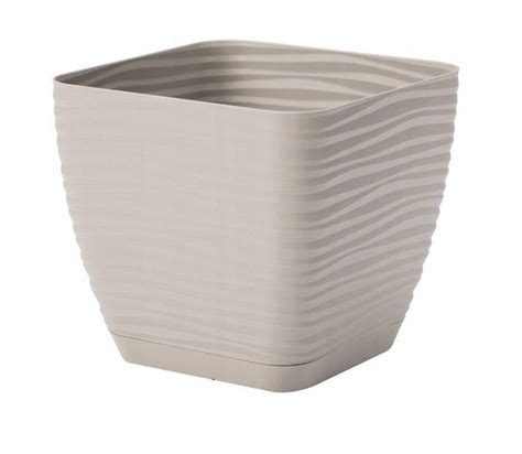 Кашпо для цветов с поддоном Sahara petit square Form Plastic 7,5 л ...