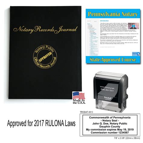 Pennsylvania Notary Supplies Package | Notary.net