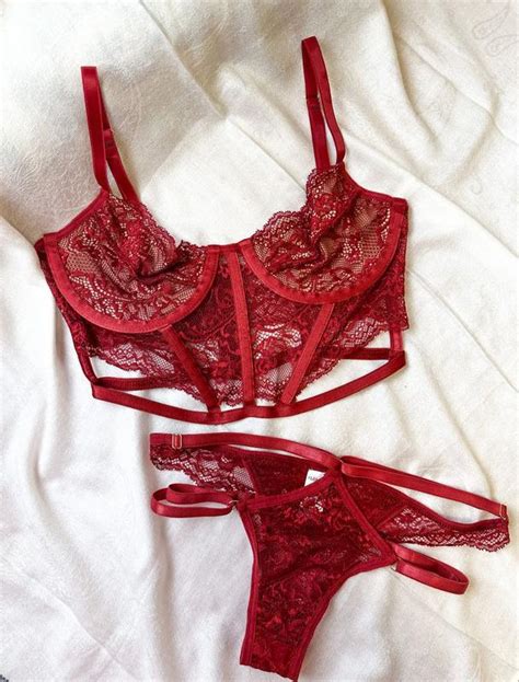 Conjunto Calcinha E Suti Corselet De Renda Hel Florence Intimates Conjunto De Lingerie