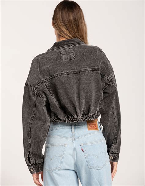 Highway Jeans Cropped Denim Jacket Informacionpublicasvetgobgt