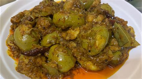 পরফকট একট টক ঝল মষট জলপই আচর tok jhal misti jolpai achar