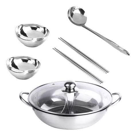 Nuevo Hot Pot Pan Olla De Sopa De Dos Olla De Cocina Olla MercadoLivre