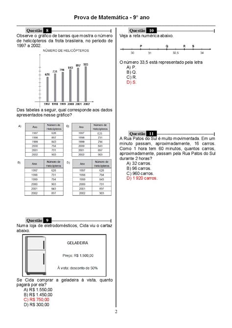 Atividade Matematica 9 Ano