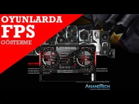 Oyunlar FPS nasıl Gösterilir MSI Afterburner Programı Kullanımı YouTube