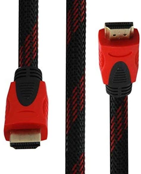 Hdmi Cable 3 Meters Ultra High Speed Redblack White Falcon