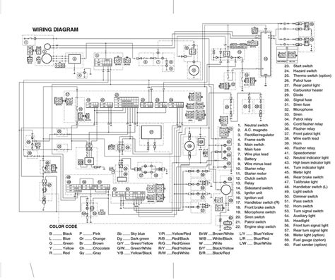 1996 Yamaha Virago 750 Wiring Diagram