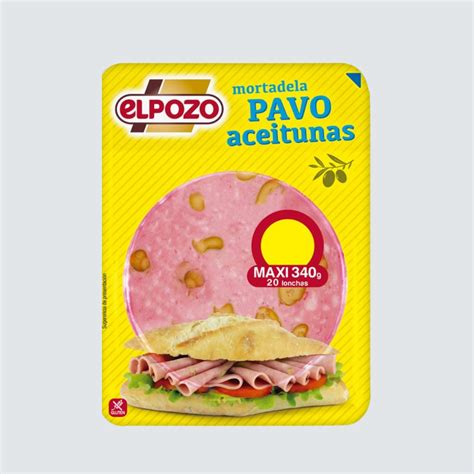 Mortadela De Pavo Con Aceitunas Elpozo Envase Grs Supermercado