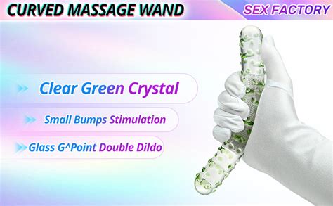 Amazon Glass Dildo Pleasure G Spot Wand Butt Plug Double Ended Dildo With Pleasure