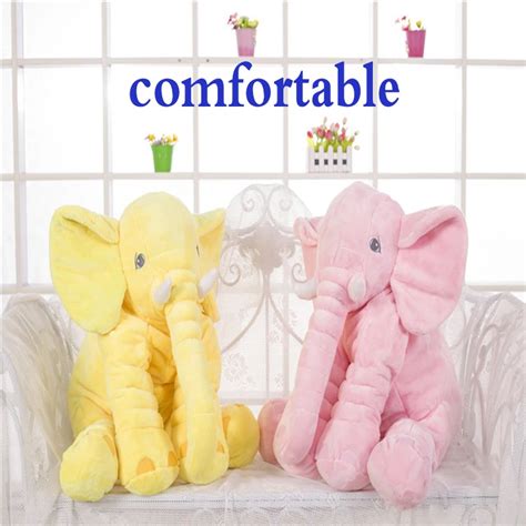 60cm Baby Plush Elephant Toys With Blanket Soft Toys Stuffed Animal ...