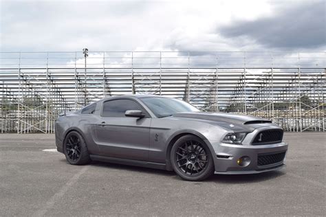 Ford S197 Mustang Gt500 With 19 Ec 7 Wheels In Satin Black
