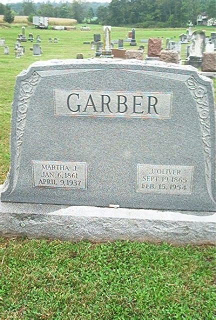 John Oliver Garber Find A Grave Memorial