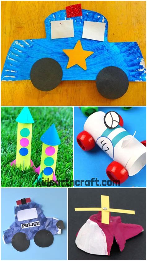 Transportation Art And Craft Projects For Toddlers Kids Art And Craft
