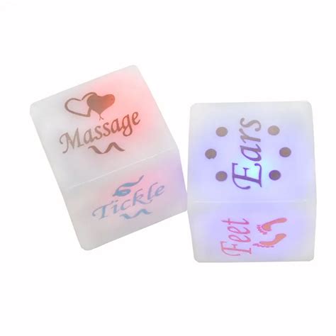 Pcs Led Sex Dice With Led Light Adult Party Free Cargo Fun Gift