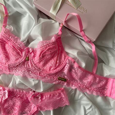 Conjunto De Lingerie Em Renda Bojo E Calcinha Biqu Ni Verde Neon Katherine Toda Feminina