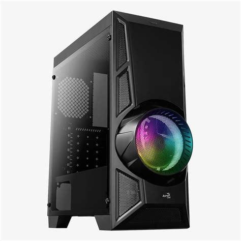 Aerocool Компьютерный корпус AeroEngine RGB TG, черный - купить с ...