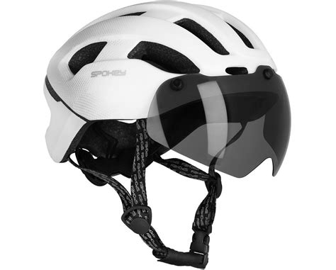 Spokey Pointer Speed Bia Y Rozmiar M Kask Rowerowy Niskie Ceny I