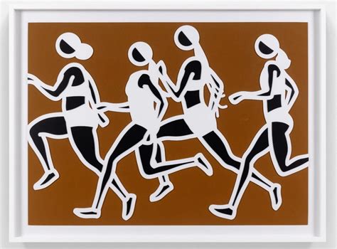 Julian Opie, Sprinters, 2024 | Vertu Fine Art