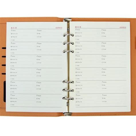 Органайзер на кольцах "Классика" А5, 96 листов в линейку с ремешком ...