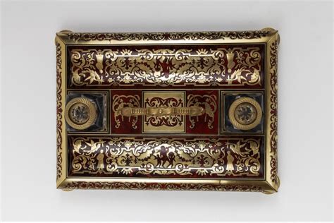 Proantic Inkwell Boulle Marquetry Napoleon Iii