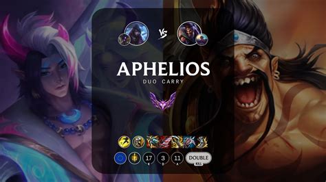 Aphelios Adc Vs Draven Euw Master Patch Youtube