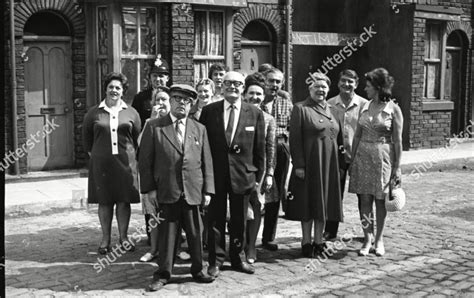 Cast On New Coronation Street Exterior Editorial Stock Photo - Stock ...