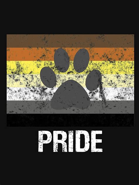 Vintage Retro Gay Bear Brotherhood Pride Flag T Shirt For Sale By CreativeStrike Redbubble