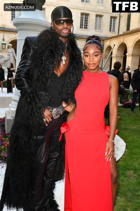 Normani Sexy Seen Showing Off Her Hot Figure In A Red Dress At The Monot Womenswear Show In