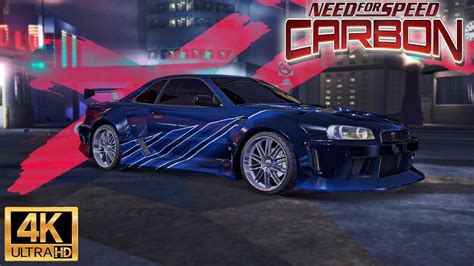 NFS CARBON REMASTERED NISSAN R34 REDUX 2023 YouTube