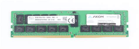 Axiom Hynix 32GB HMA84GR7AFR4N VK PC4 2666V DDR4 ECC Reg DIMM 815100