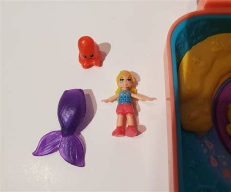 polly pocket hidden hideouts mermaid cove  doll