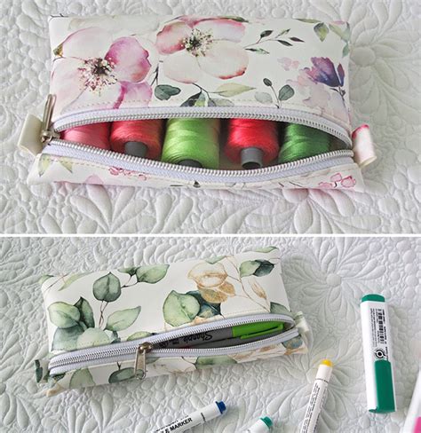 Quick And Easy Zipper Pouch Pattern Geta S Quilting Studio