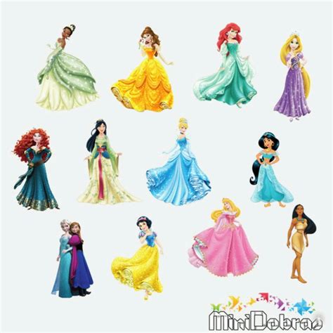 12 Princesas Da Disney - Pin de Nhubia em Natália 123 | Princesas disney, Todas as princesas da ...