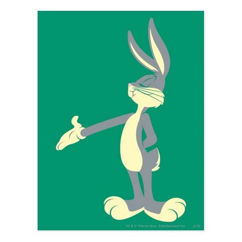 BUGS BUNNY™ Standing 5 Postcard | Zazzle | Bugs bunny, Bunny artwork, Bunny