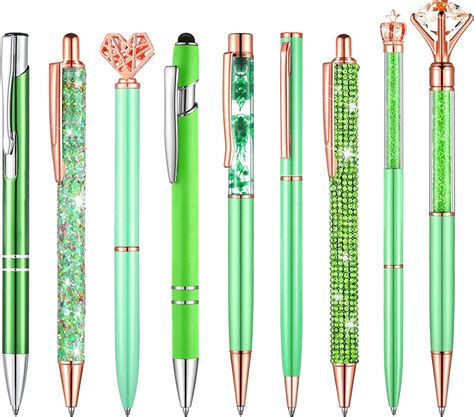 Amazon Yaomiao Pcs Ballpoint Pens Set For Women Metal Crystal