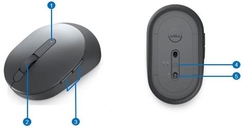 Dell Mobile Pro Wireless Mouse Ms5120w Black Dell Usa