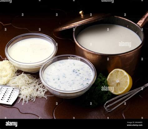 French Recipes Left To Right Sauce Mornay Cheese Sauce