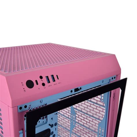 Thermaltakethermaltake The Tower Bubble Pink Mini Chassis Thermaltake