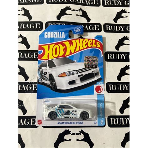 Jual Hot Wheels Nissan Skyline Gt R Putih Godzila Factory Sealed Shopee Indonesia
