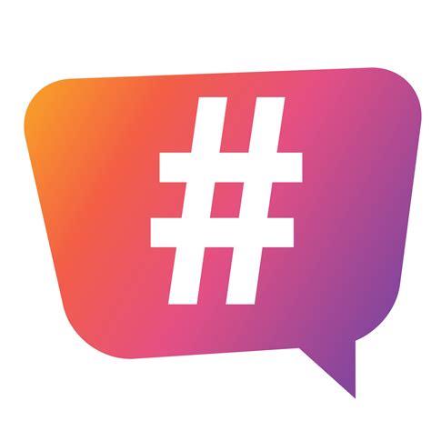 Hashtag Icon Template Design Vector Illustration 2754778 Vector Art At