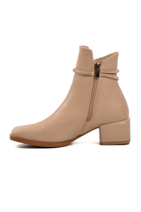 A Spor Aspor Nude Nut İçi Polarlı Kadın Topuklu Flo