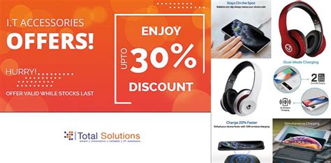 Total Solutions Ltd Up To 30 Off On It Accessories Hurry Only While