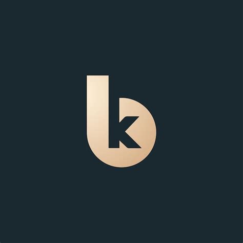 Imagen vectorial de diseño de logotipo bk Vector Premium