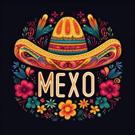 Premium Ai Image Mexico Typography