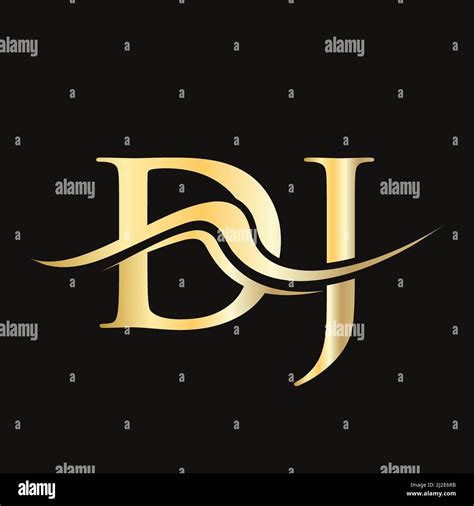 Letter Dj Logo Design Initial Dj Logotype Template For Business And