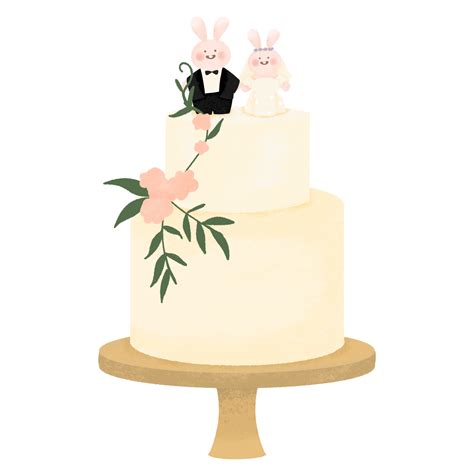 wedding cake with flower