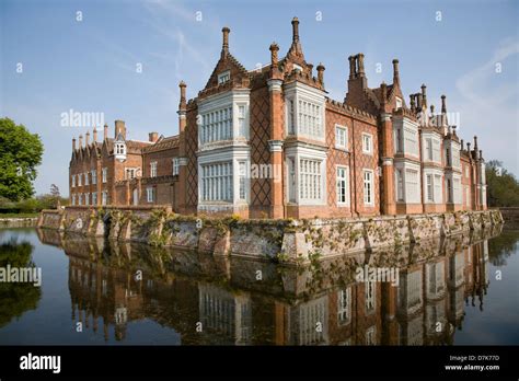 Moated Helmingham Hall Suffolk England Stock Photo Royalty Free Image