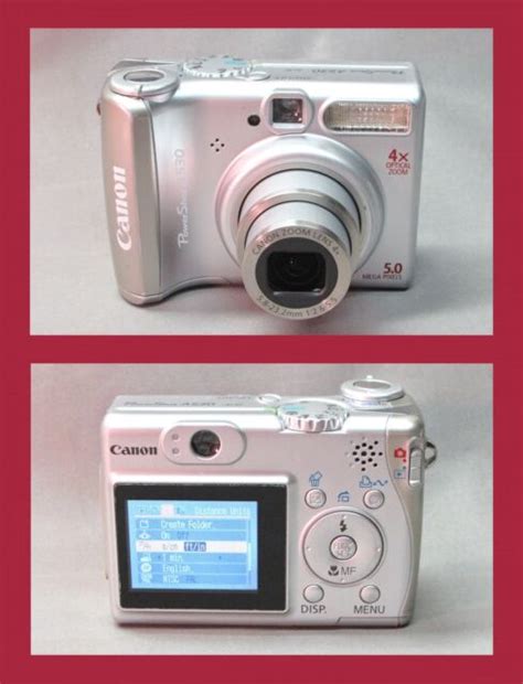 Canon PowerShot A530 5.0 MP Digital Camera for sale online | eBay