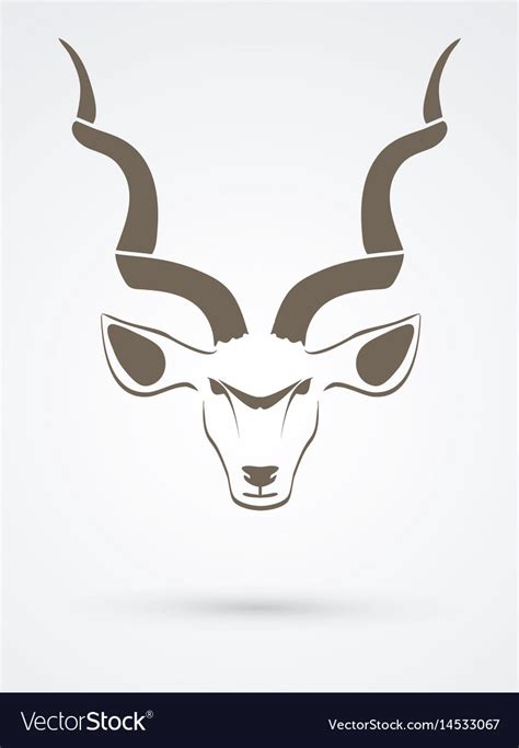 Kudu Horns Vector