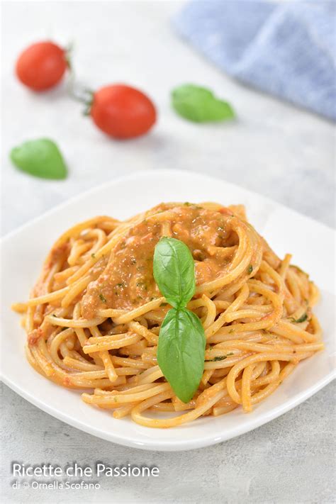 Spaghettata Veloce Al Pesto Di Pomodori Ricette Che Passione Di